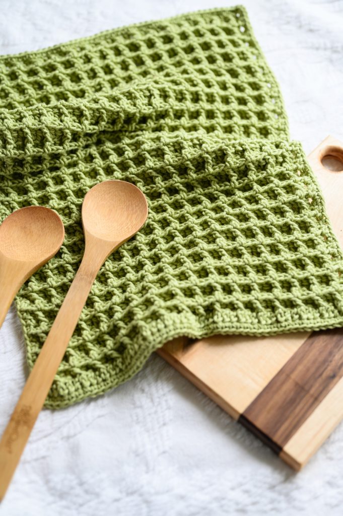 Easy Free Crochet Kitchen Dish Towel Pattern