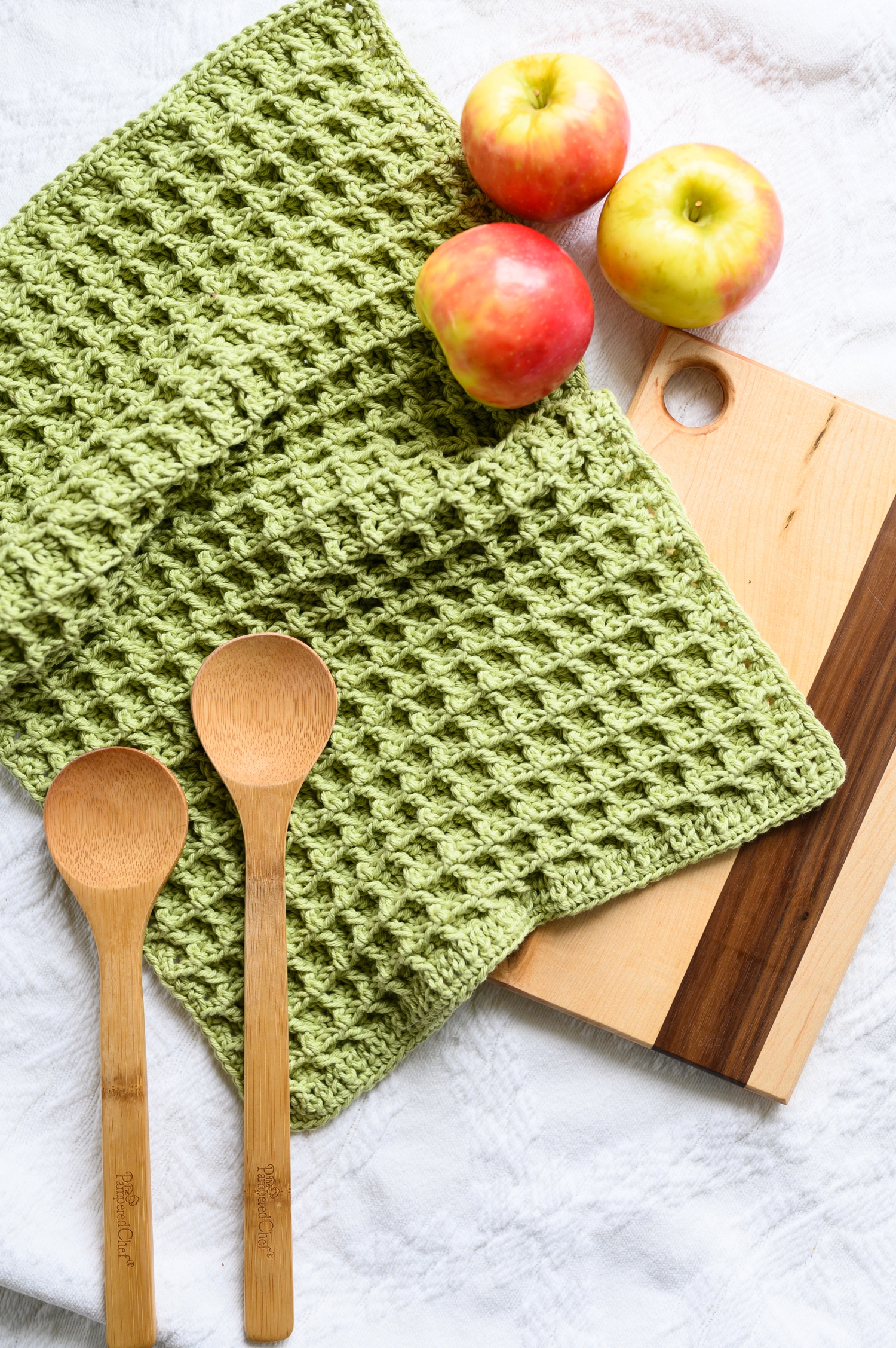 Fruits Crochet top Kitchen Dish Towels 