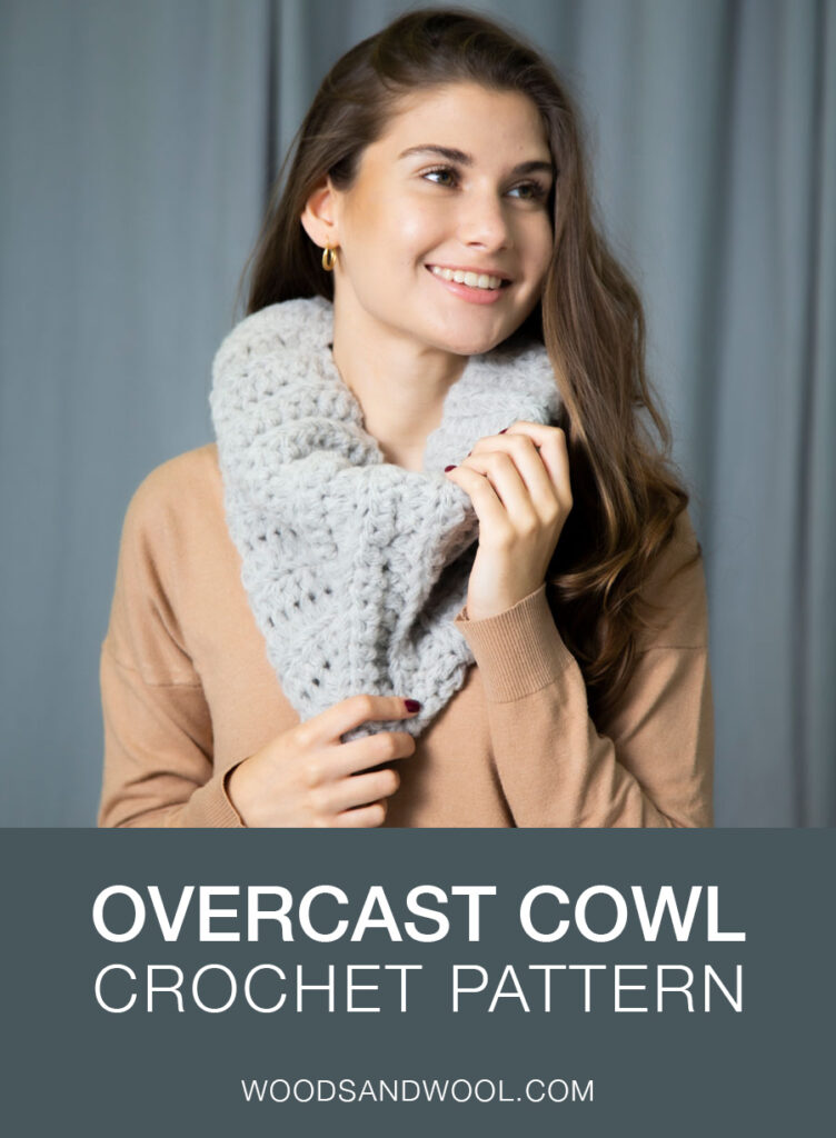 Overcast Cowl Crochet Pattern - Knitcrate Collaboration! - Woods and Wool