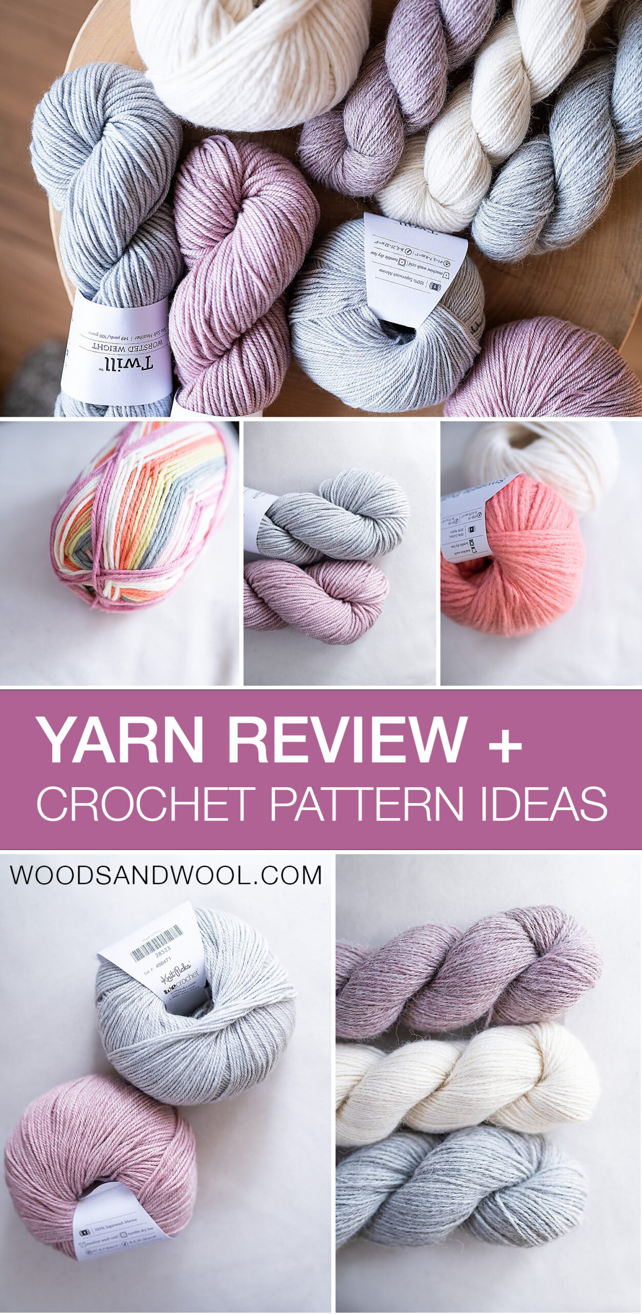 Yarn Review: New Yarns To Try From WeCrochet + Crochet Pattern