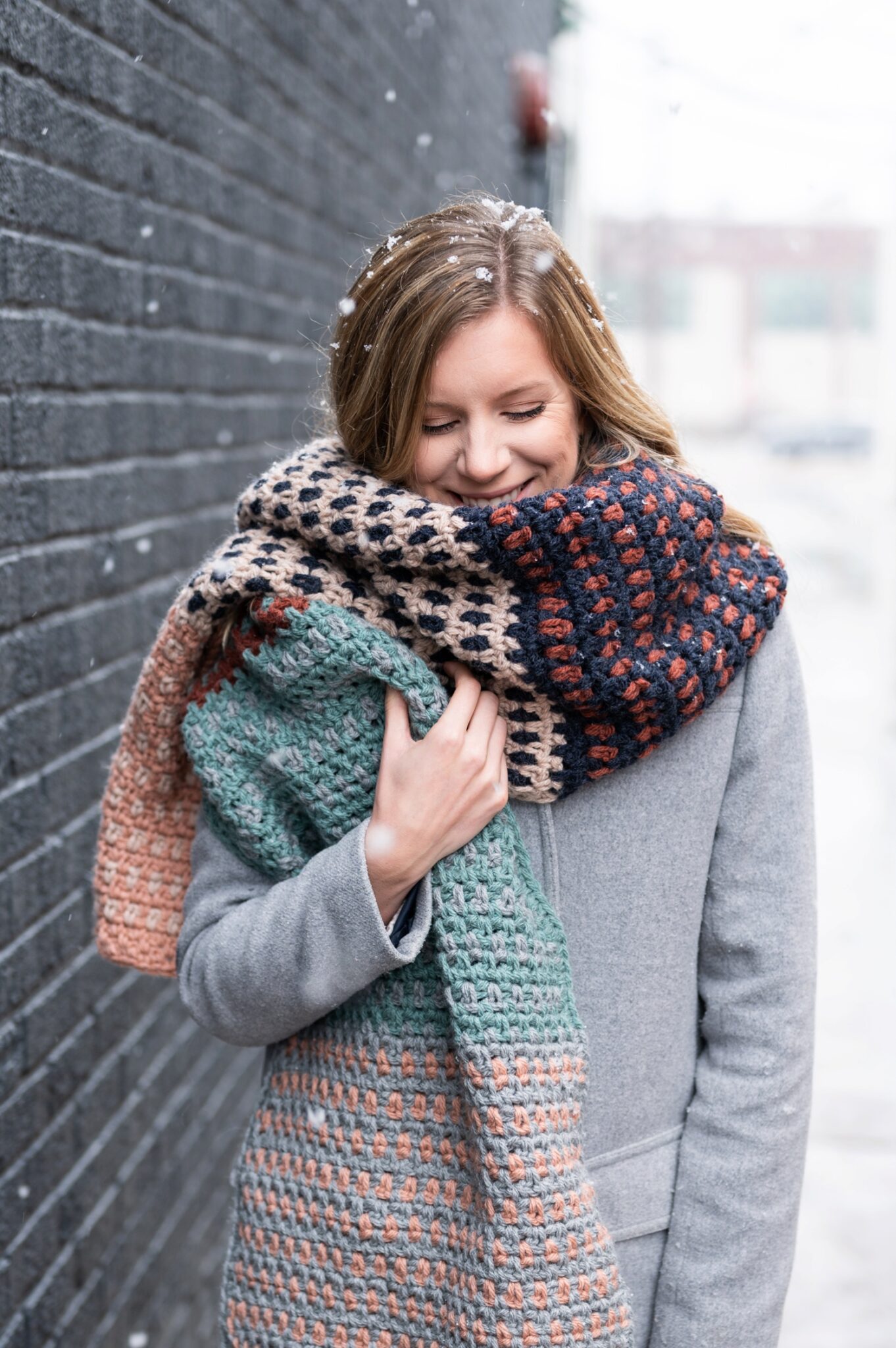 Make a Statement Scarf Crochet Pattern - Woods and Wool
